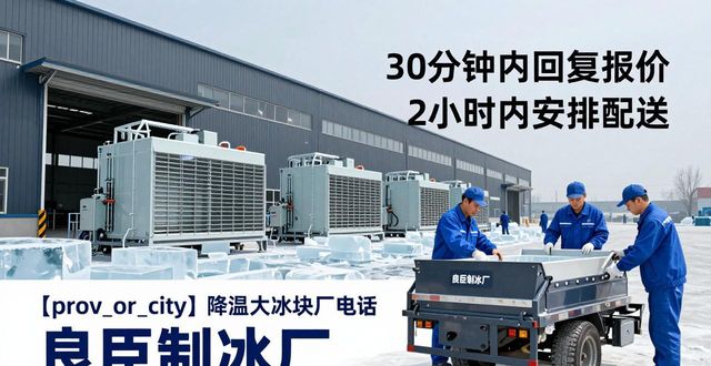 海珠降温大冰块厂电话 良臣制冰厂
