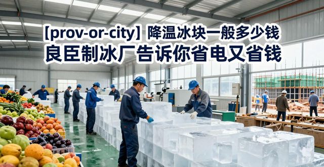 海珠降温冰块一般多少钱 良臣制冰厂告诉你省电又省钱